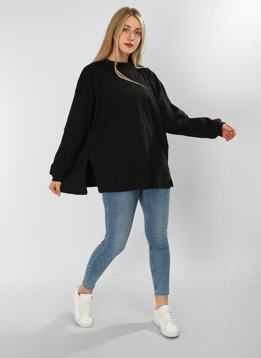 Long Sleeve Pure Cotton Blouse