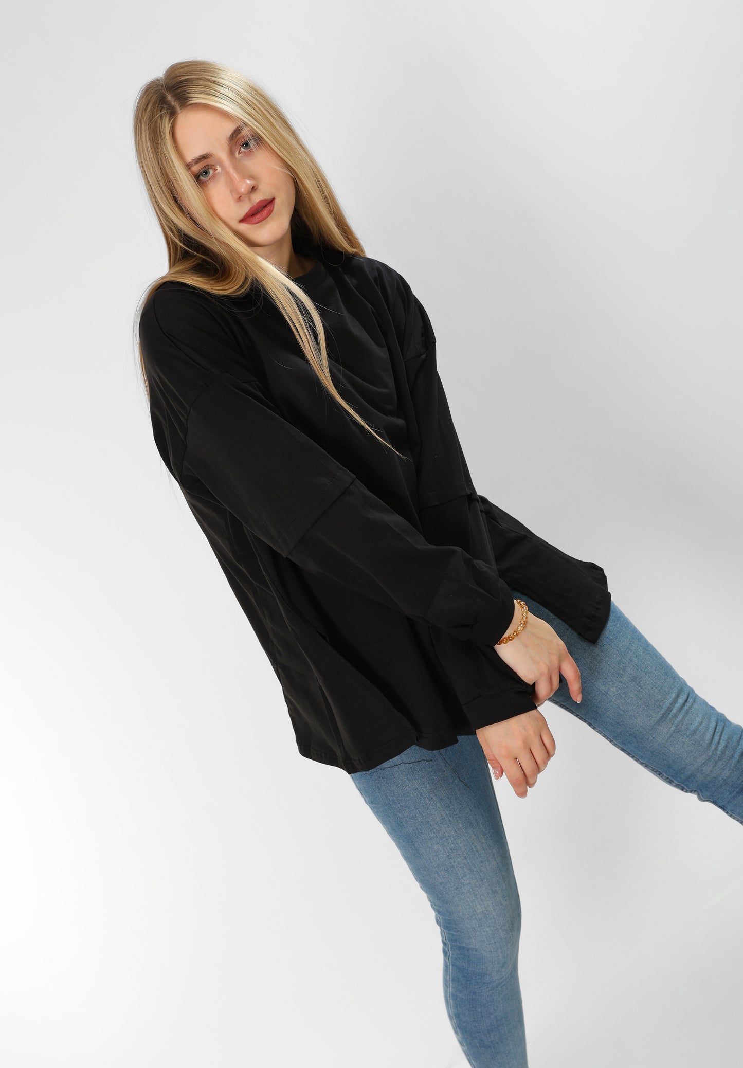 Long Sleeve Pure Cotton Blouse