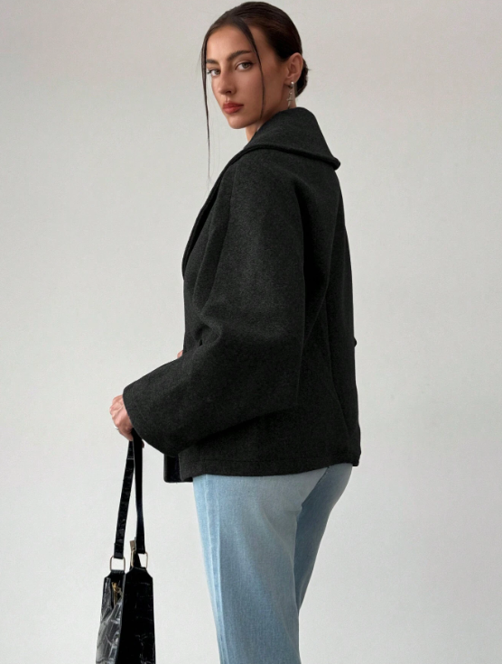 Oversized Wool Sweater with Pockets – Cozy & Chic Winter Essential