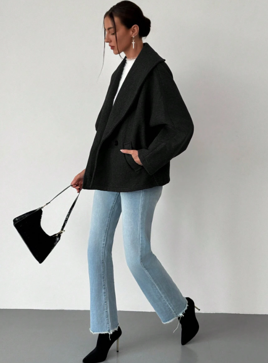 Oversized Wool Sweater with Pockets – Cozy & Chic Winter Essential