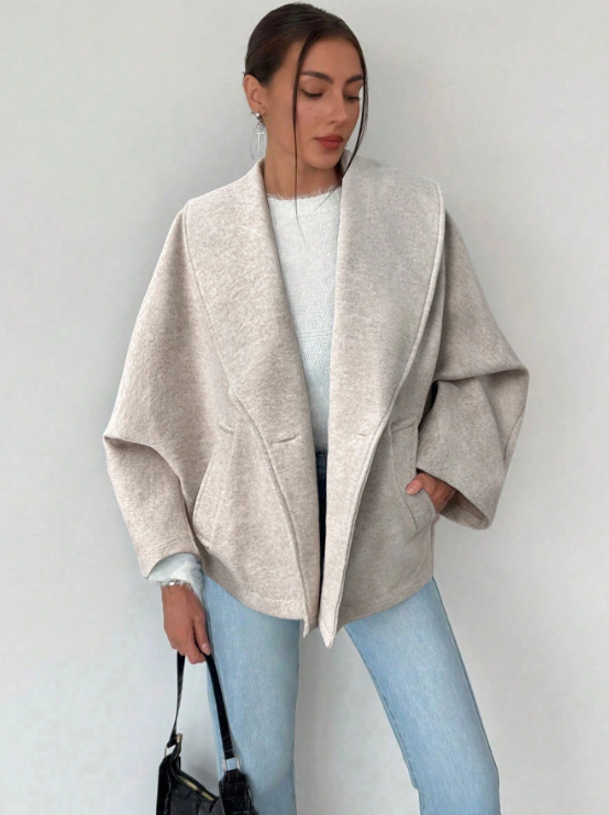 Oversized Wool Sweater with Pockets – Cozy & Chic Winter Essential