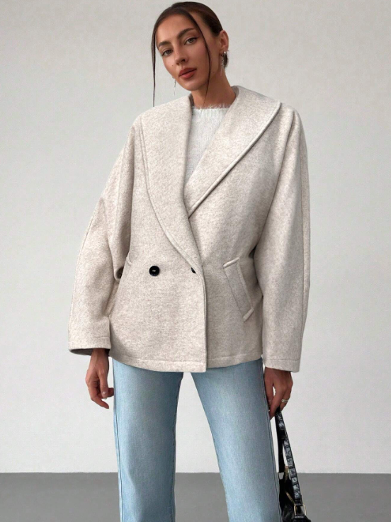Oversized Wool Sweater with Pockets – Cozy & Chic Winter Essential