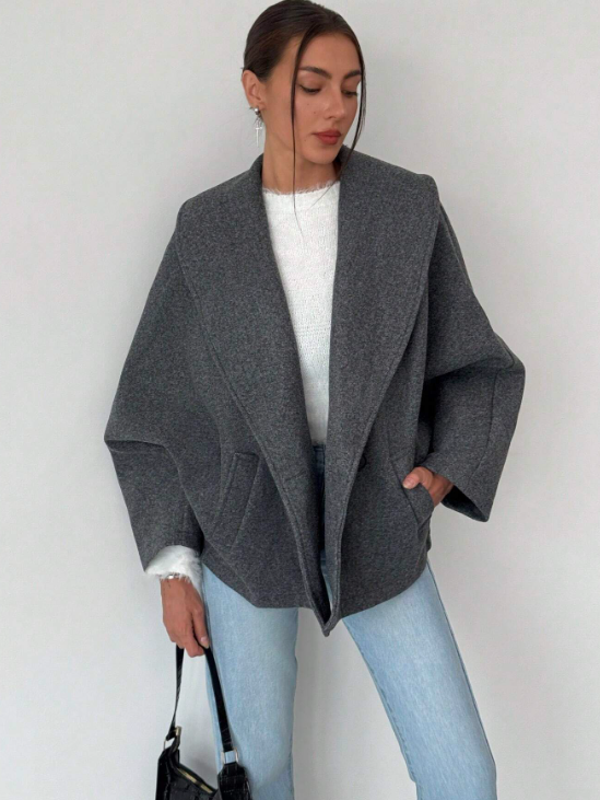Oversized Wool Sweater with Pockets – Cozy & Chic Winter Essential