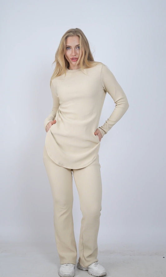 Jacquard Ribbed Suit