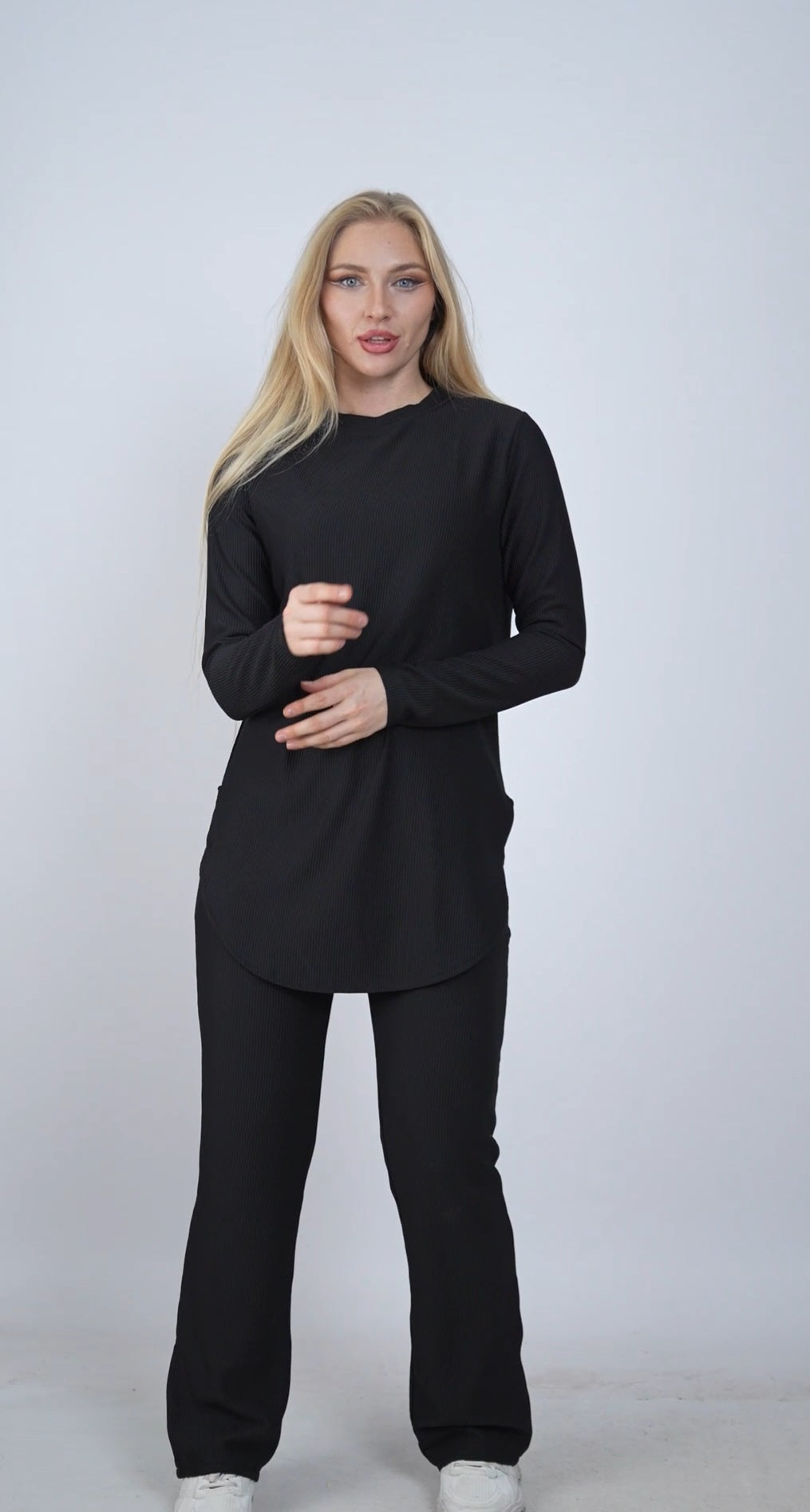 Jacquard Ribbed Suit