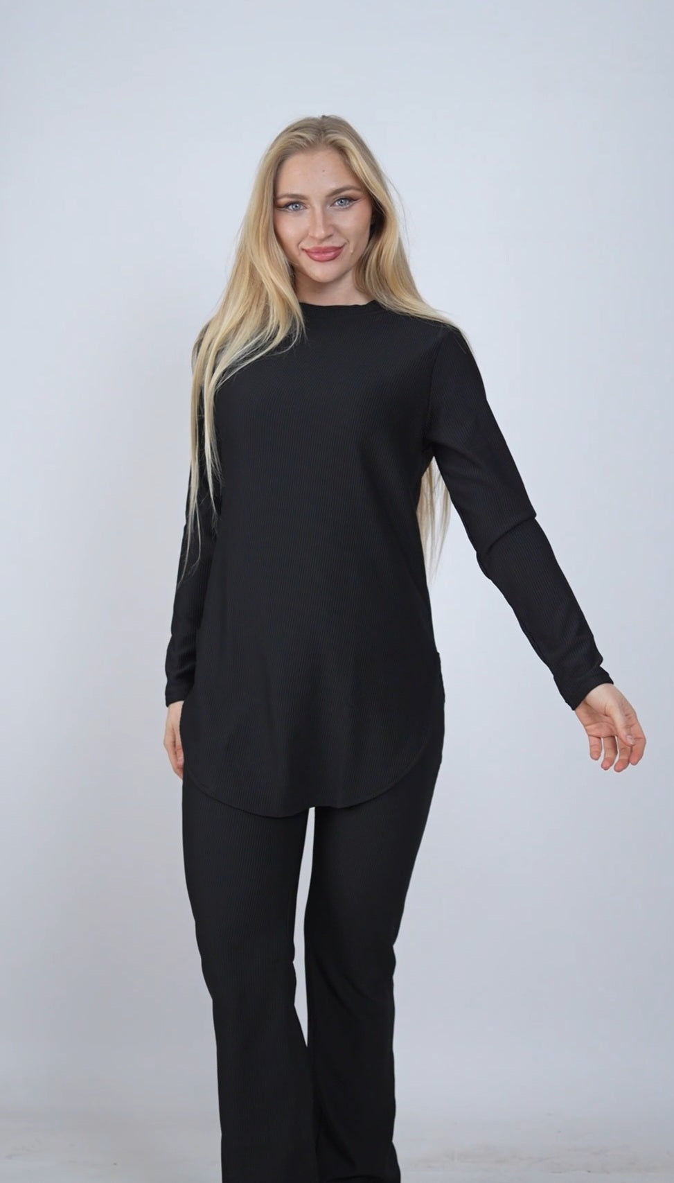 Jacquard Ribbed Suit