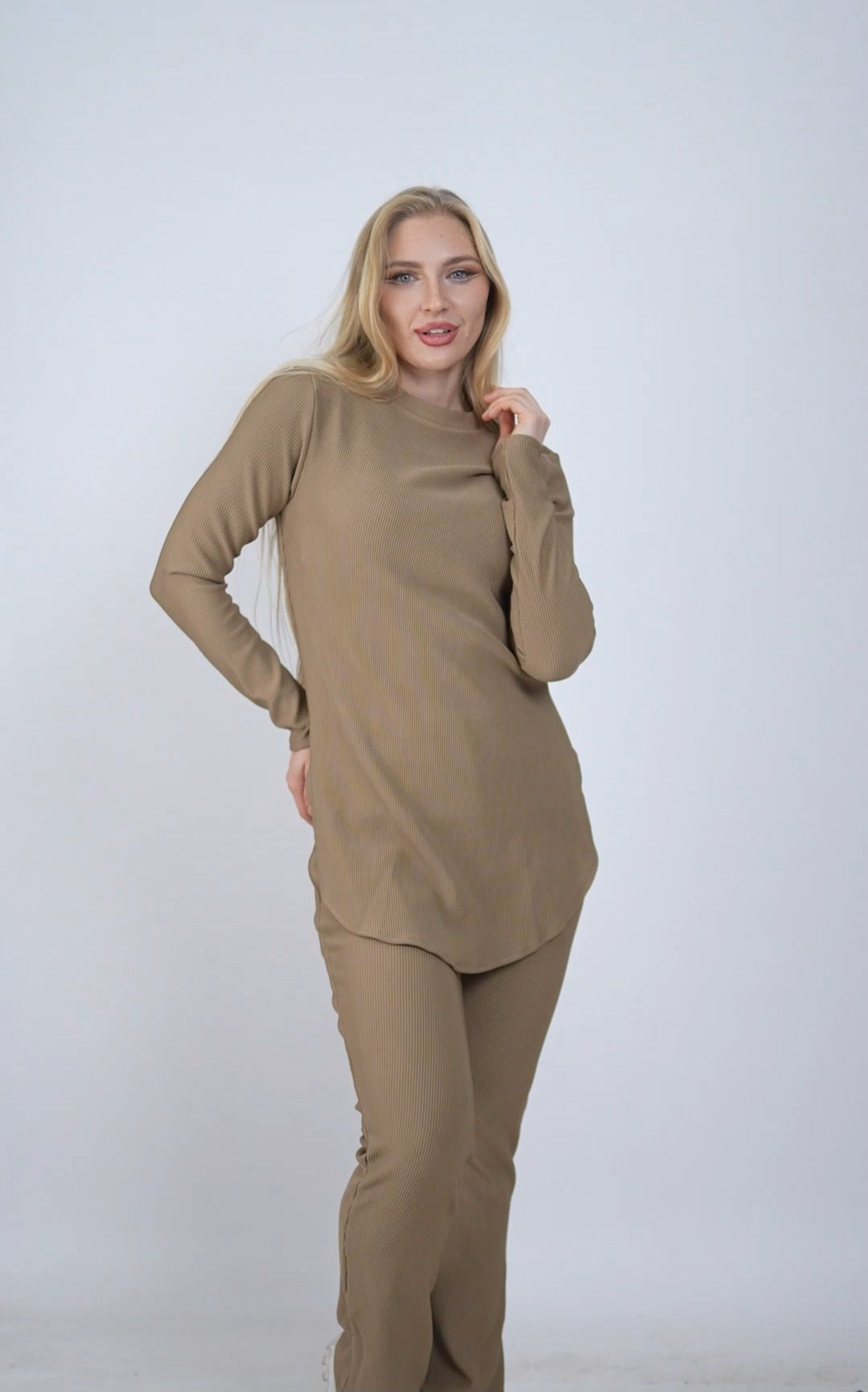 Jacquard Ribbed Suit