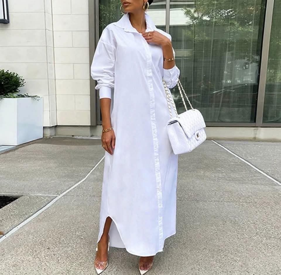 Cotton Poplin Shirt – Long Fit