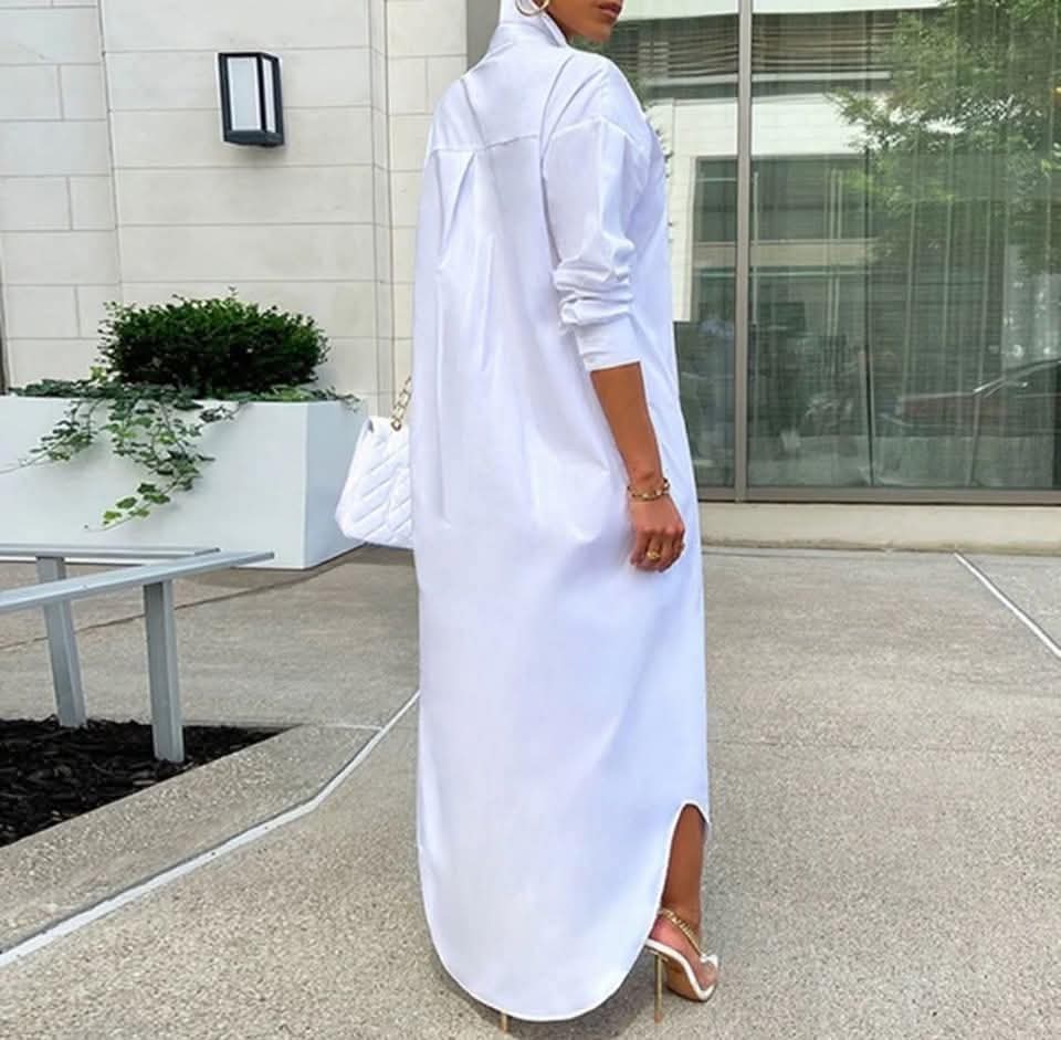 Cotton Poplin Shirt – Long Fit