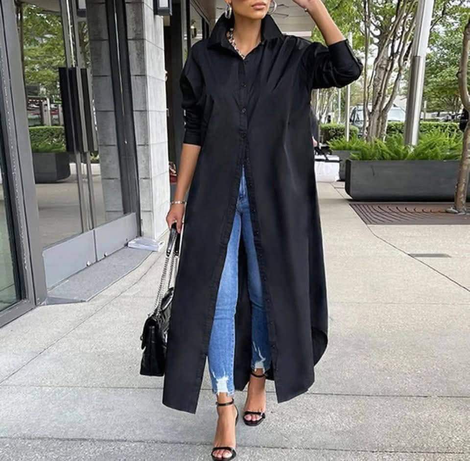 Cotton Poplin Shirt – Long Fit